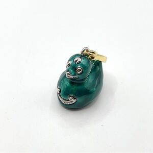 Juicy Couture blue rubber duck charm